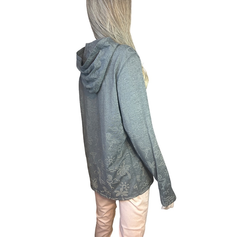 Chubbies Pullover Hoodie Reflective Flamingo Palm Tree Cocktail Glass UNISEX - Picture 6 of 10